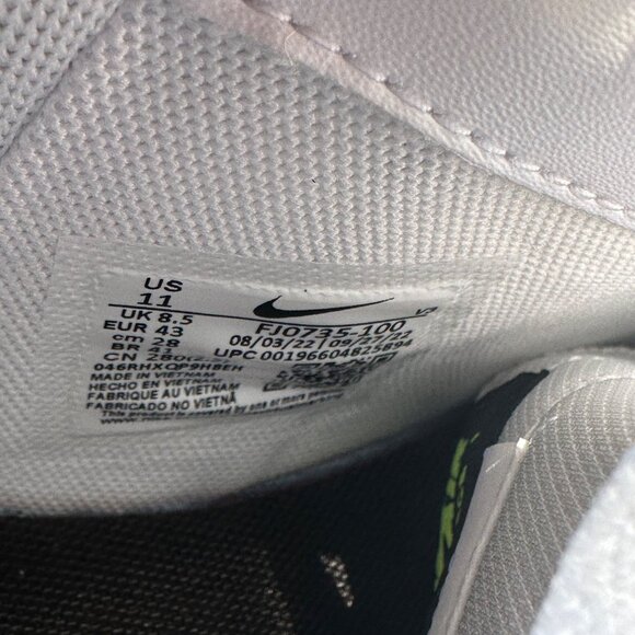 ❤️Nike Air Force 1 AF1 Shadow Sz 11 Women's Shoes White Blue Sneaker FJ0735-100 - Picture 10 of 12